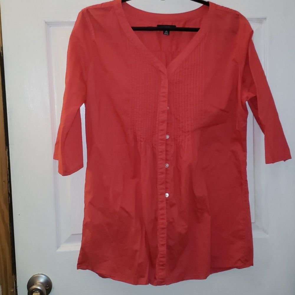 ❤ Lands'End 3/4 Top